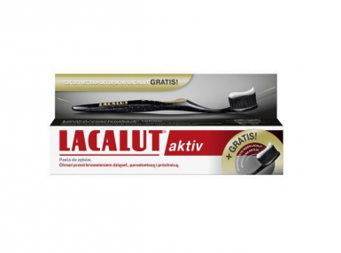 LACALUT AKTIV Pasta do zębów 75 ml + szczoteczka do zębów