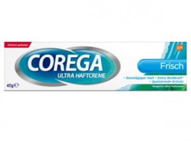 Corega Ultra Haftcreme Frisch Klej w kremie do protez bez cynku 40 g
