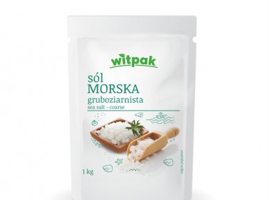 Sól morska gruboziarnista 1000g WITPAK